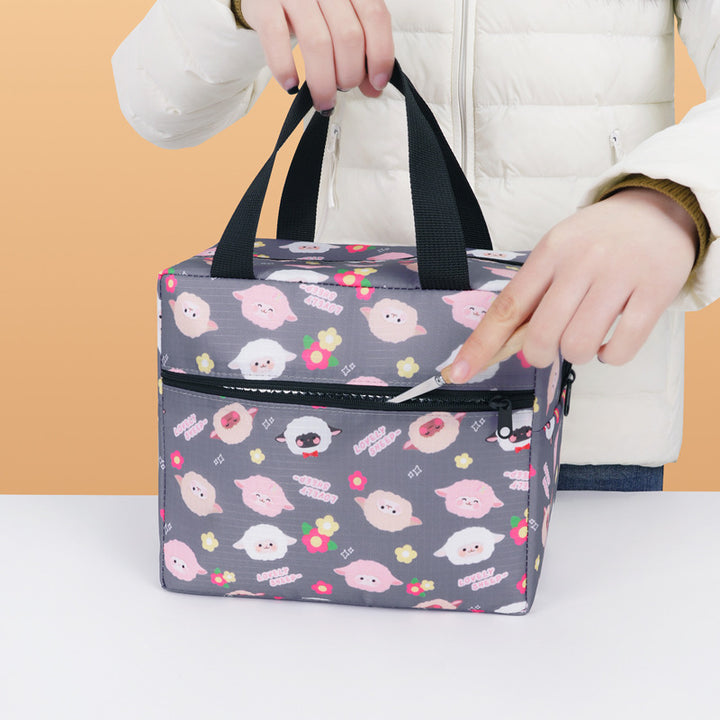 Isolierte Tierdruck Lunch Tasche Karnz