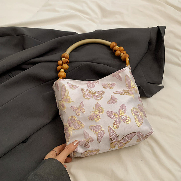 Elegante Schmetterlingsdruck-Handtasche