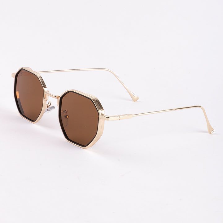 Damen Sonnenbrille im eleganten, geometrischen Stil mit strapazierfähigem Rahmen Karnz