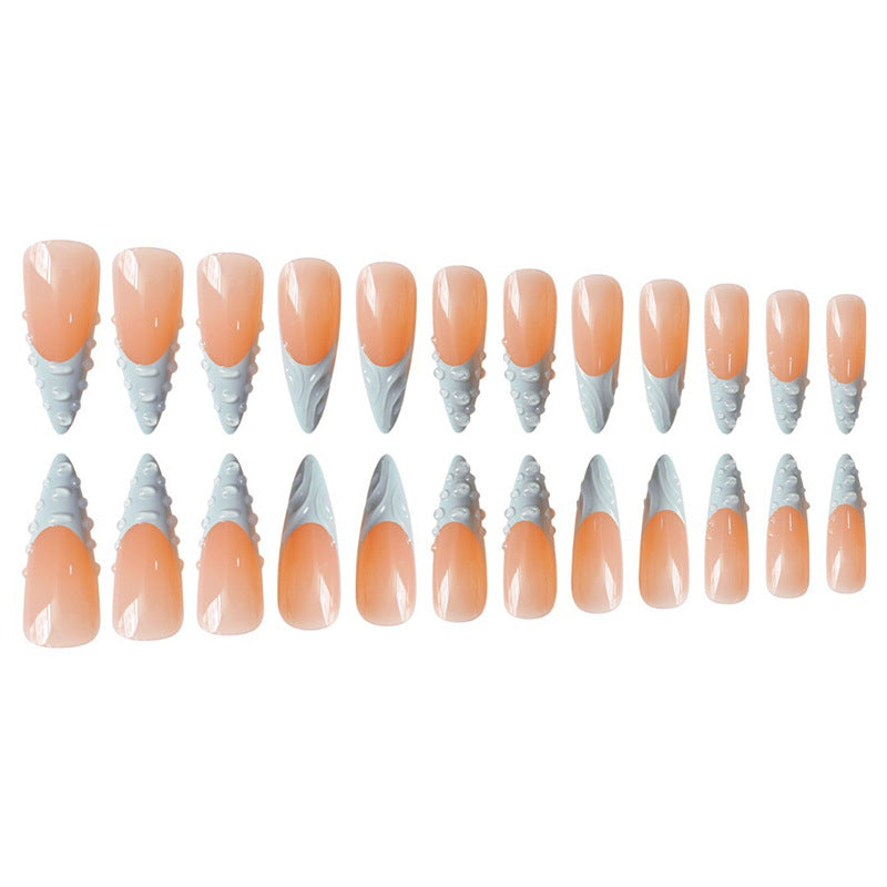 Künstlerische 3D Press-On Nagelverlängerungen Karnz