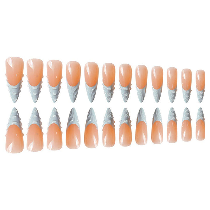 Künstlerische 3D Press-On Nagelverlängerungen Karnz