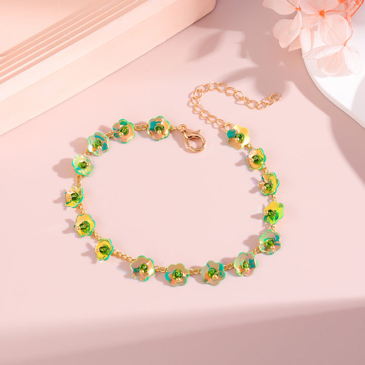Blumen Statement Halskette Karnz