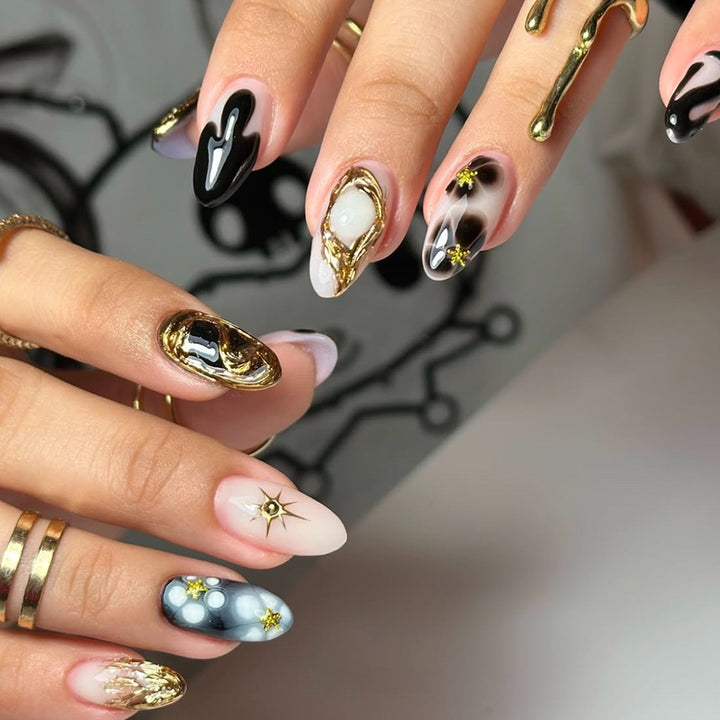 Abstracte Kunst Nagelverbeterungen Karnz