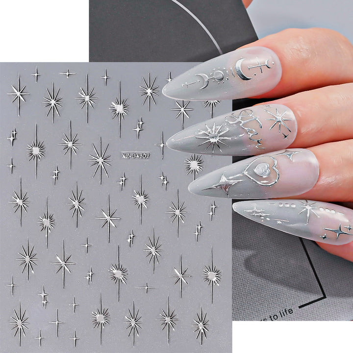 Nagelkunst Dekorative Folienaufkleber