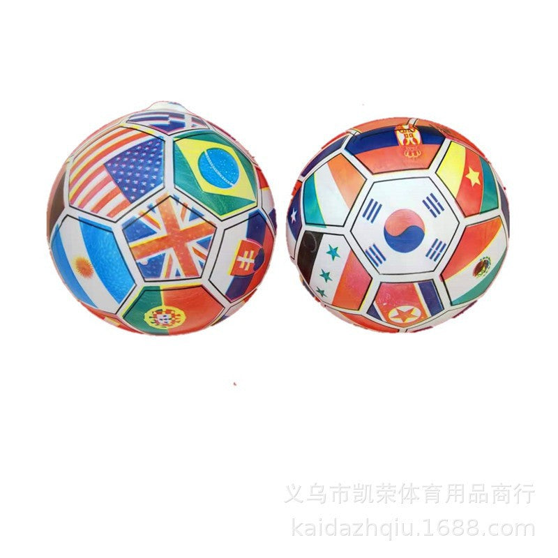 Unisex Vielseitiger Fußball mit internationalen Flaggenmotiven Karnz