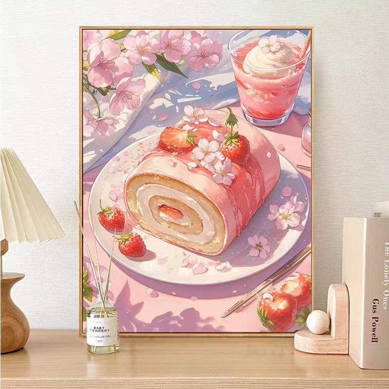 Gourmet Dessert-Themen Leinwand Wandkunst Karnz