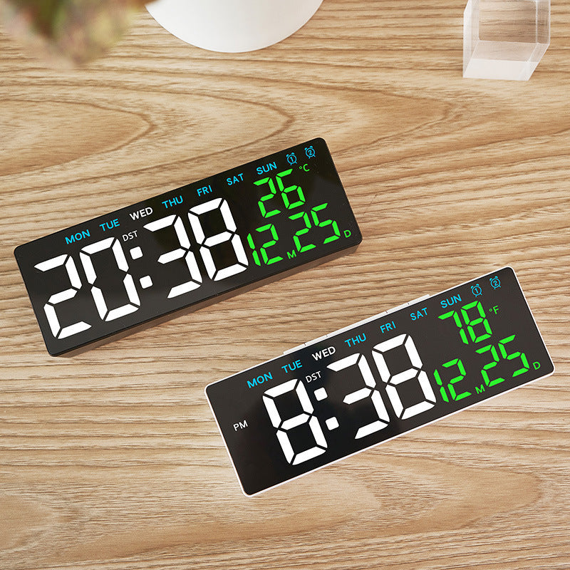 Digitaler Wetterwecker mit Großem Led-Display und Temperaturanzeige Karnz