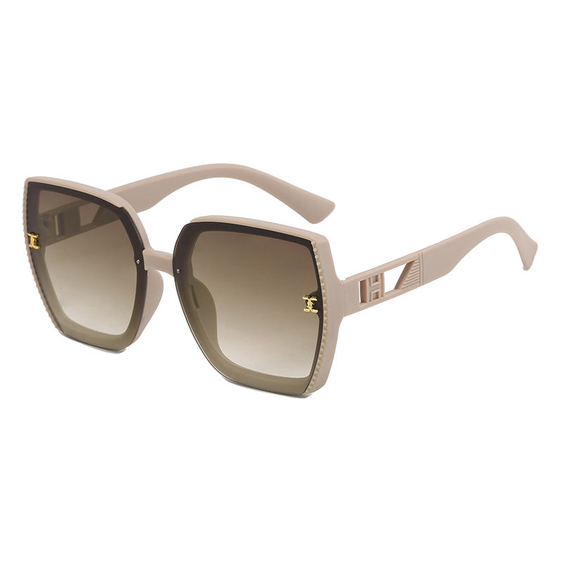 Damen quadratische Sonnenbrille mit hochwertigem Gestell und UV-Schutz Karnz