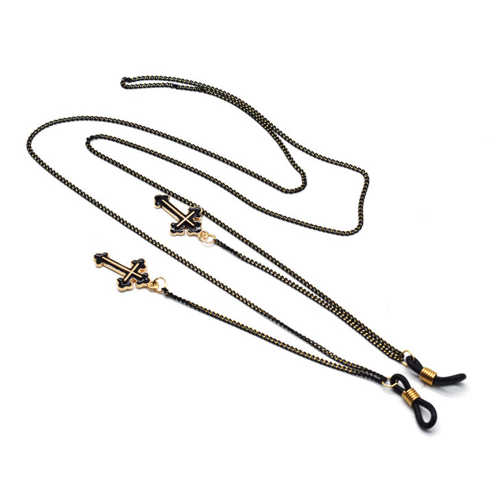 Stylische Statement Brillen Kette Karnz