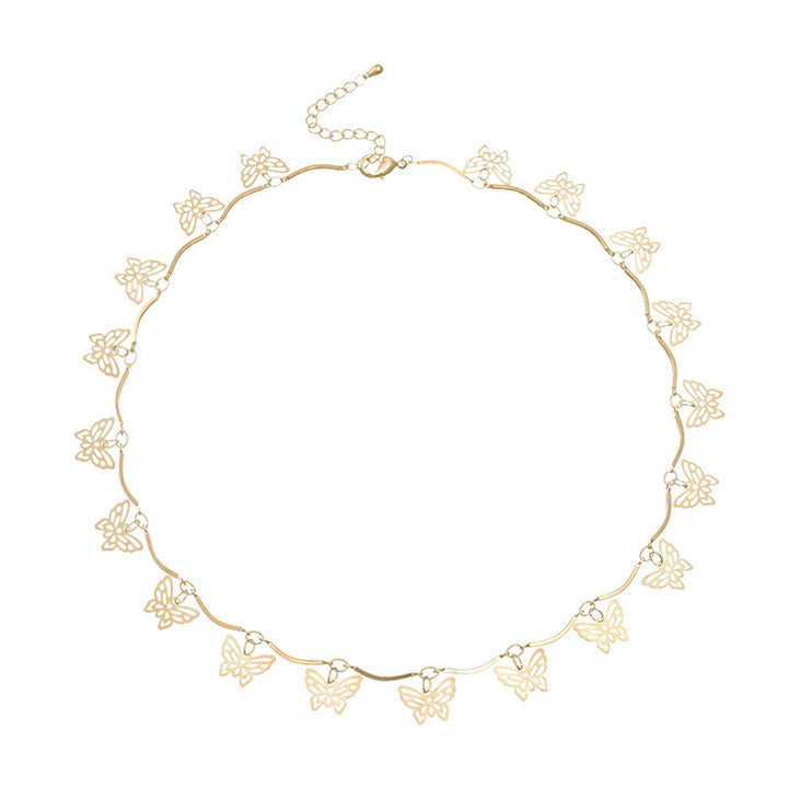 Schmetterlingsdesign Choker-Halskette Karnz