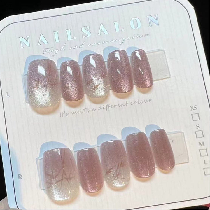 Kunstvolle Press-On Nägel Karnz