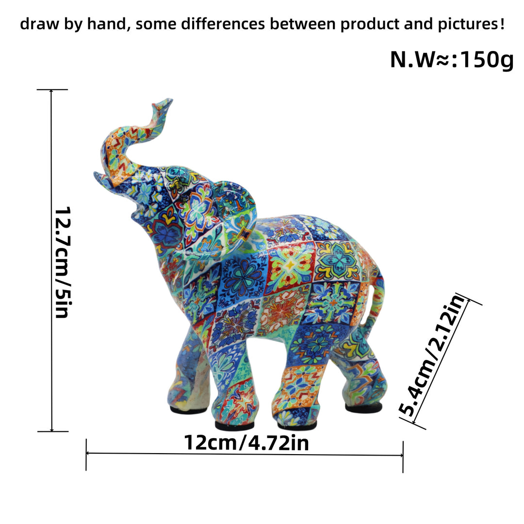 Kunstvolle Elefantenfigur Karnz