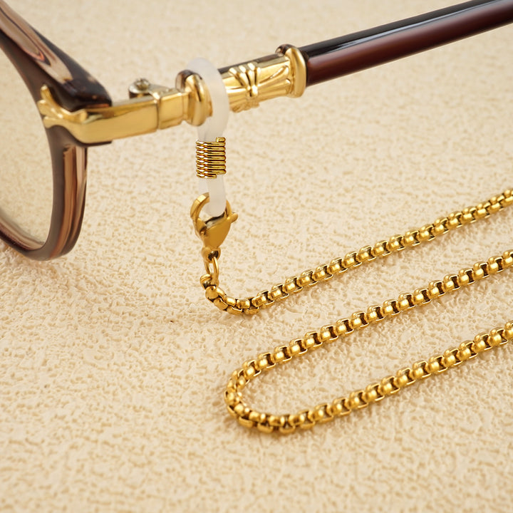Premium Metall Brille Kette Karnz