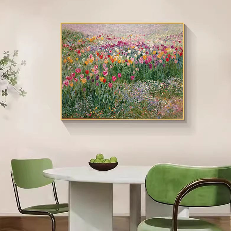Blumenlandschaft Wandkunst