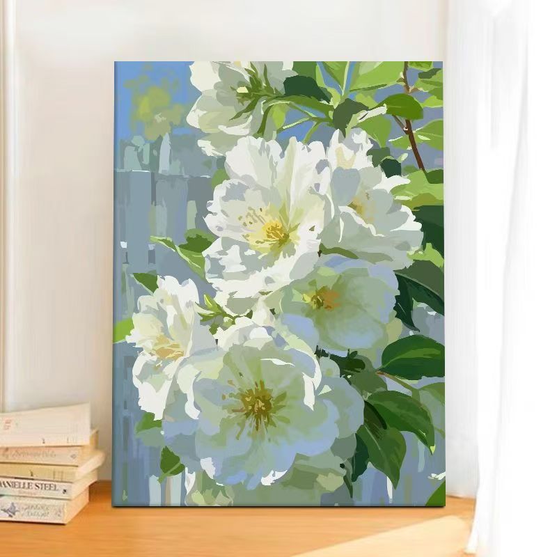 Florale Leinwand Wandkunst Karnz