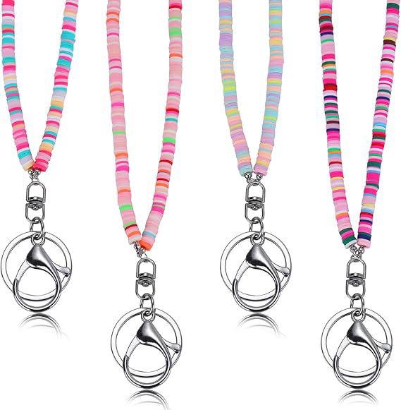 Bunte Perlen ID Badge Halter Lanyard Karnz