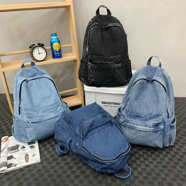Stylische lässige Denim-Rucksack Karnz