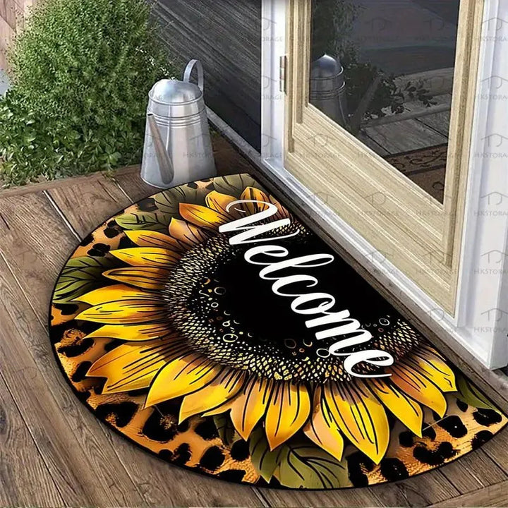 Blumenmuster Willkommensmatte Karnz