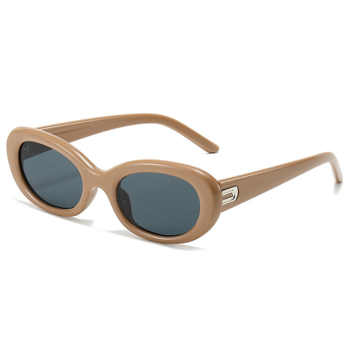 Chic Overgroße Oval Sonnenbrille Karnz