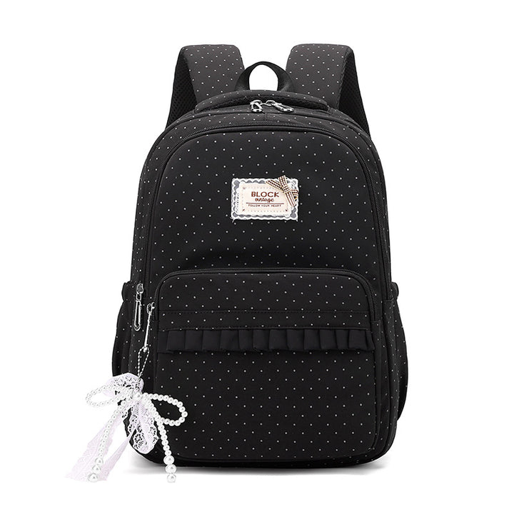 Dekorativer gepunkteter Rucksack Karnz
