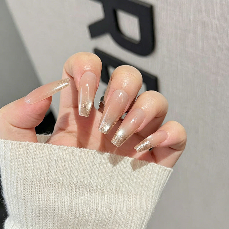 Elegante glitzernde Acrylnagelerweiterungen Karnz