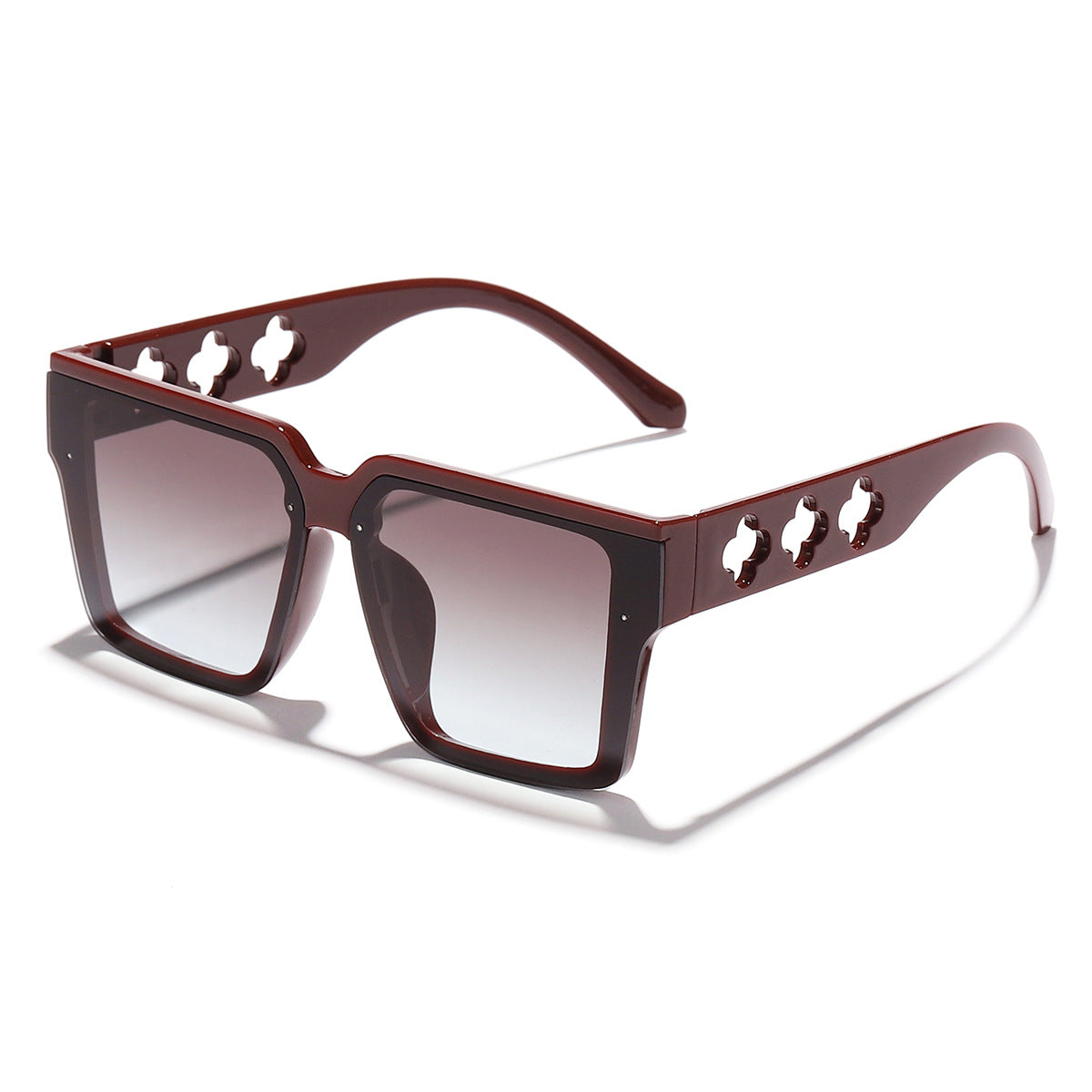 Damen modische quadratische Sonnenbrille mit einzigartigem Design Karnz