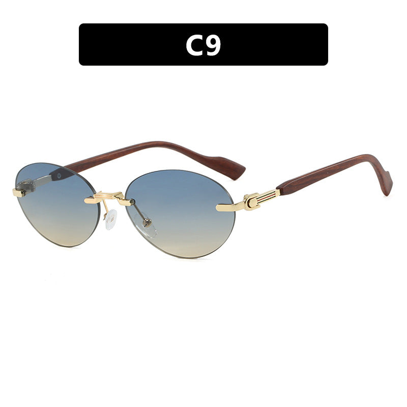 Damen modische Sonnenbrille im eleganten Retro-Stil mit hochqualitativen Gläsern und Holzdetails Karnz