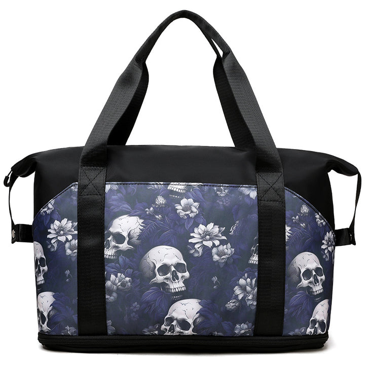Künstlerisches Schädel-Druck Sport Duffel Tasche Karnz