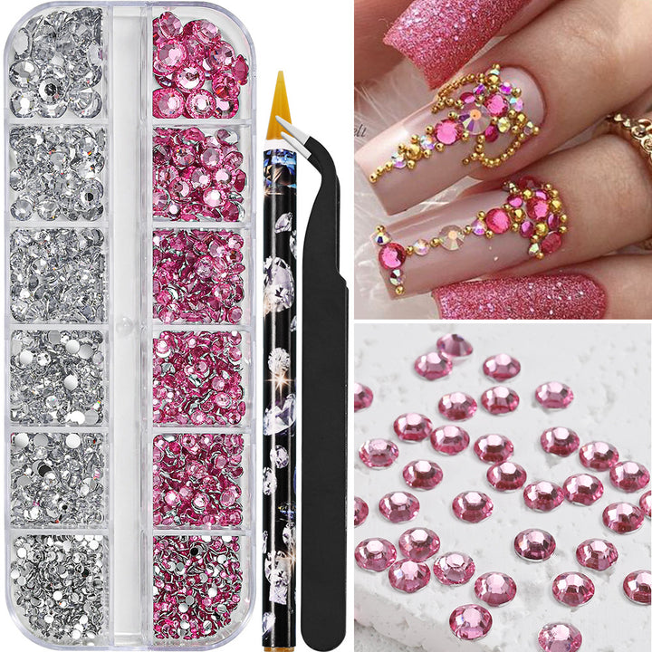Kristall Strass Nagelkunst Dekorationsset
