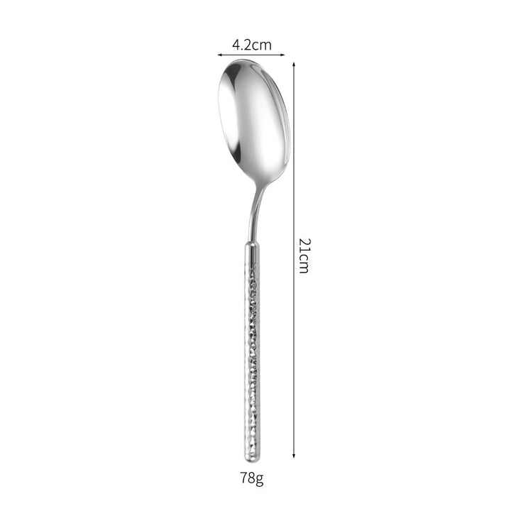 Eleganter Dessertlöffel mit Kunstvollem Griffdesign Karnz