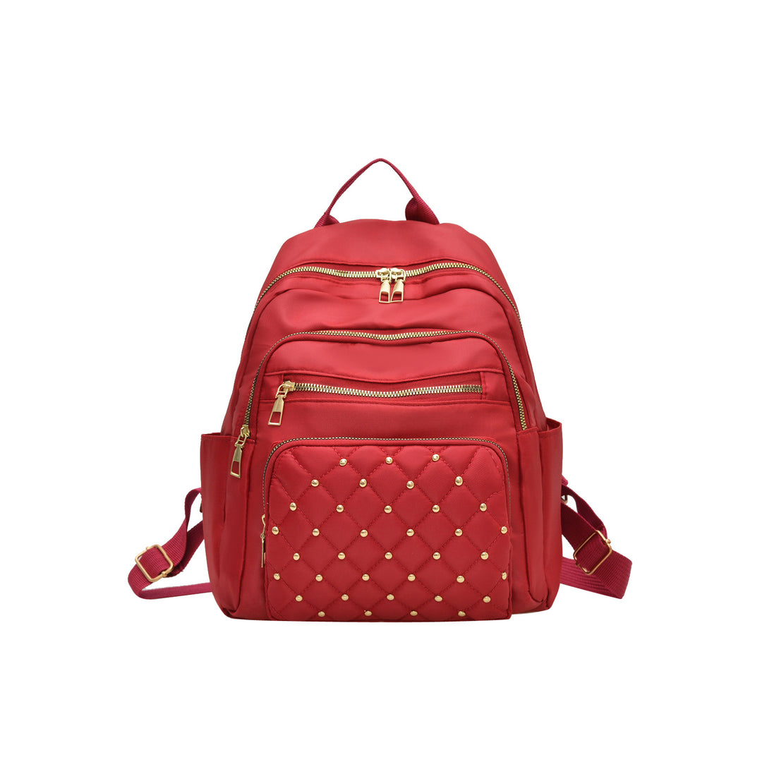 Chic gep quilteter Rucksack mit mehreren Taschen Karnz