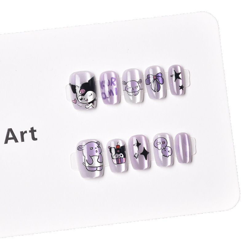 Kreative Charakter Press-On Nagelkunst Karnz