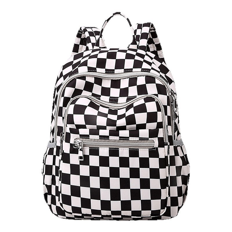 Schachbrettmuster Rucksack Karnz