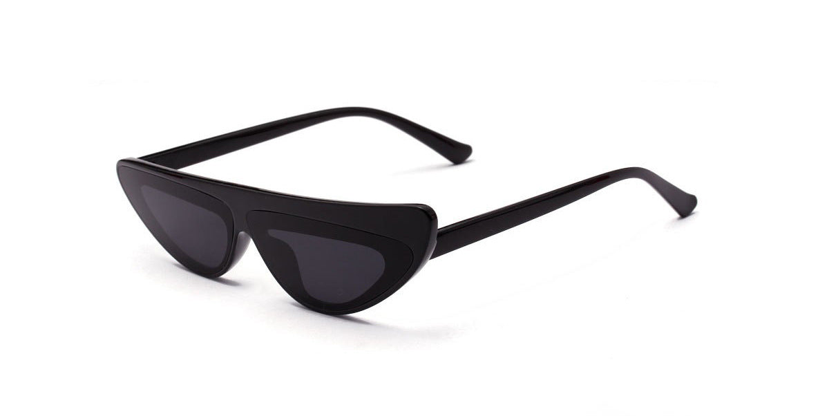 Damen Cat-Eye Sonnenbrille mit angesagtem asymmetrischen Design Karnz