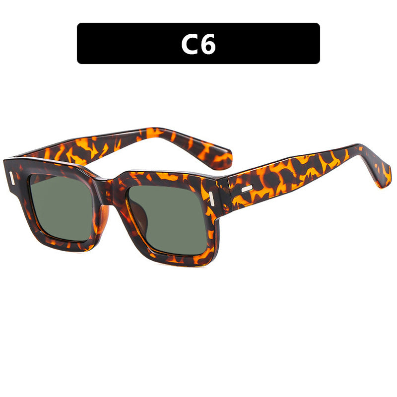 Damen modische Sonnenbrille im eleganten Leopardenmuster Karnz
