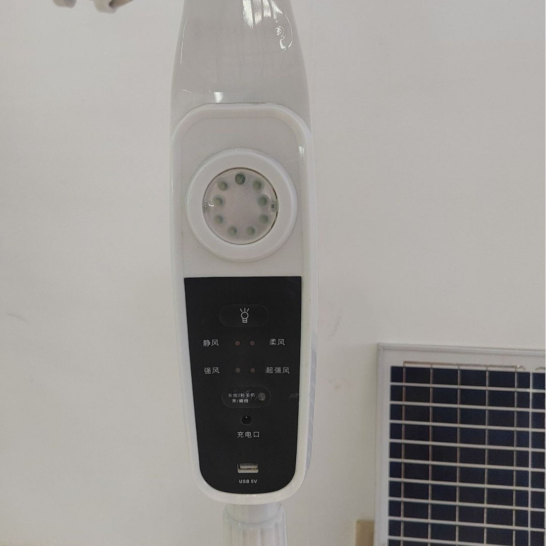 Unisex Solar-Betriebener Standventilator mit modernem Design und effizienter Luftzirkulation Karnz
