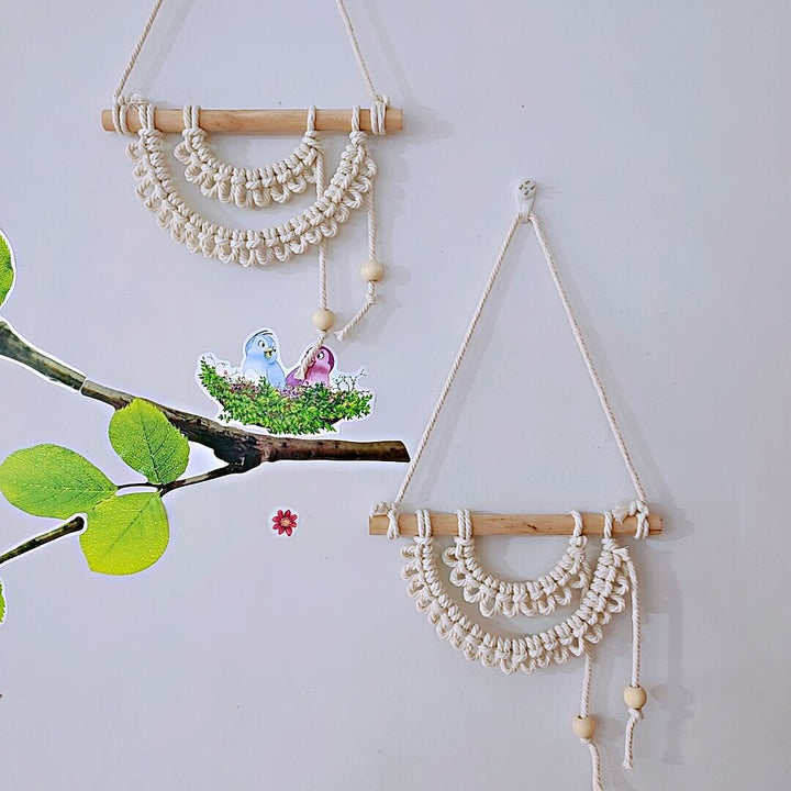 Macramé Wandbehang Karnz
