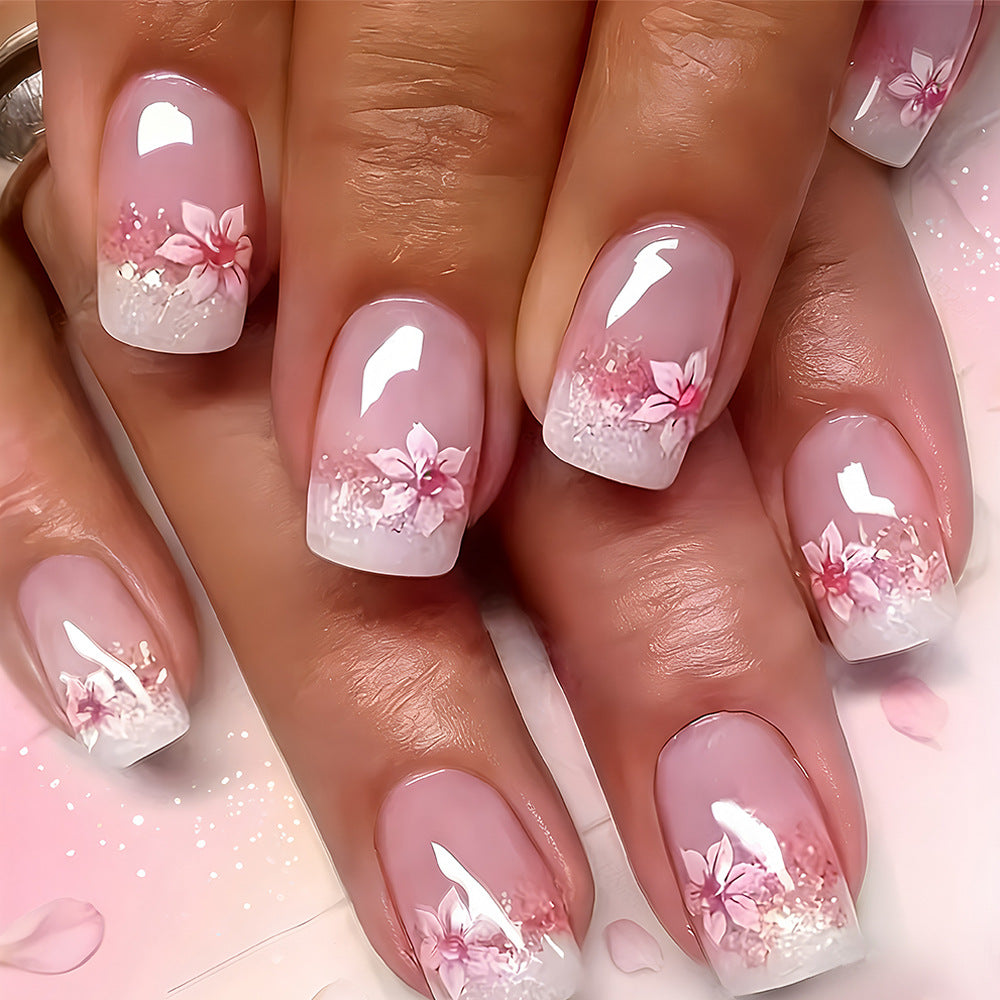 Floral Ombre Nail Art Set Karnz