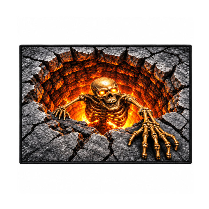 Spooky Skeleton-Themen Bereichsmatte
