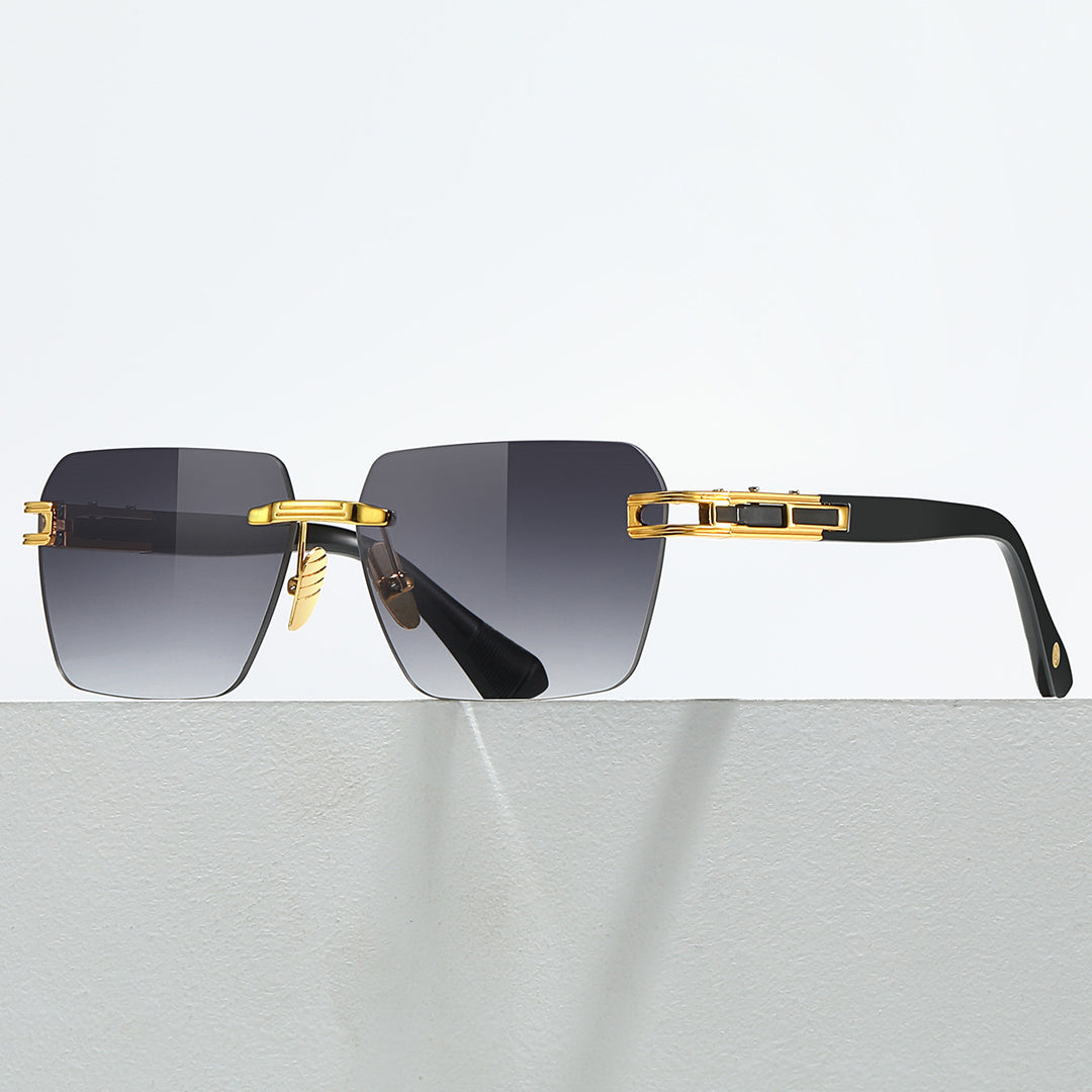 Fashion-Forward Übergroße Quadratische Sonnenbrillen Karnz