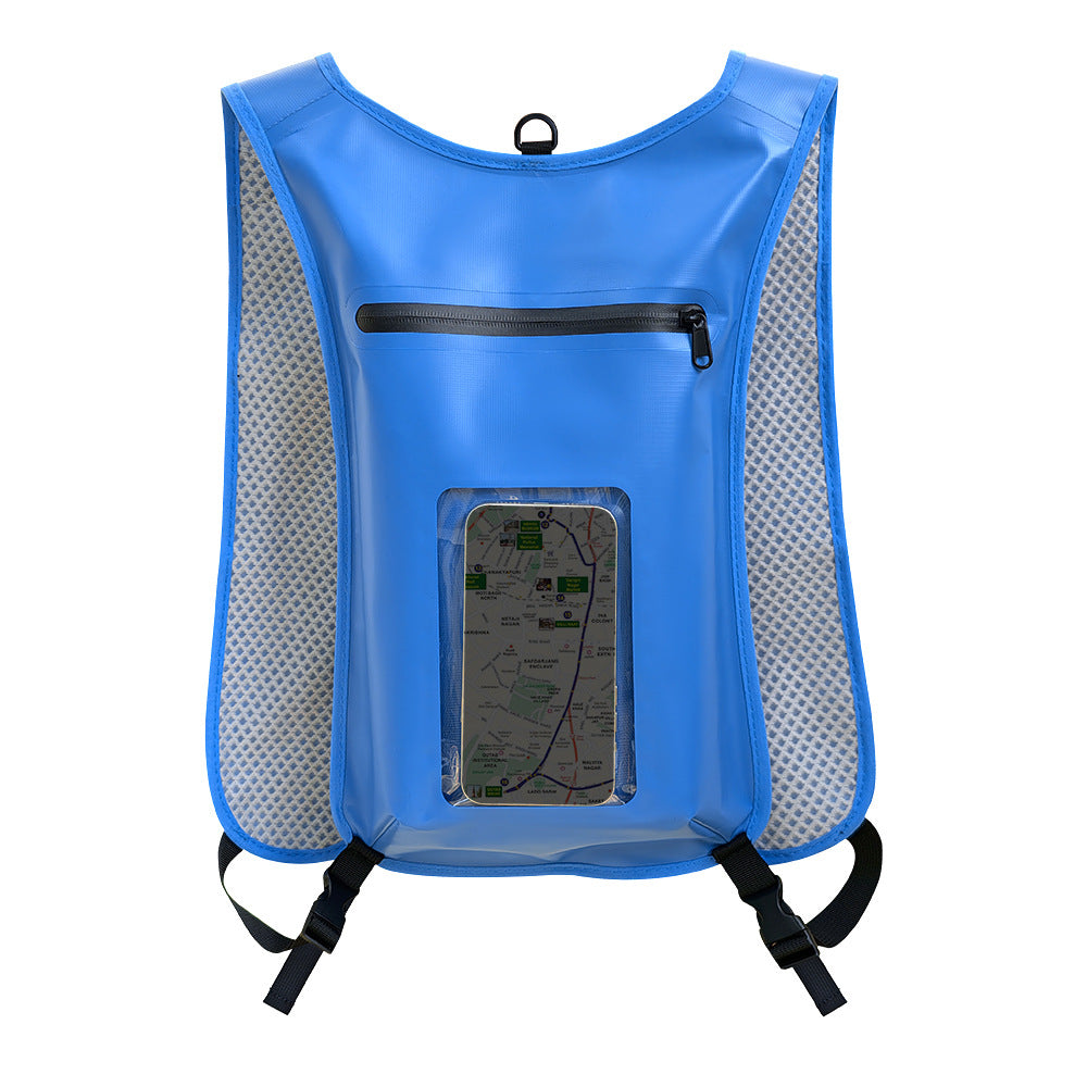 Wasserdichte Smartphone-Rucksack mit Durchsichtiger Fronttasche Karnz