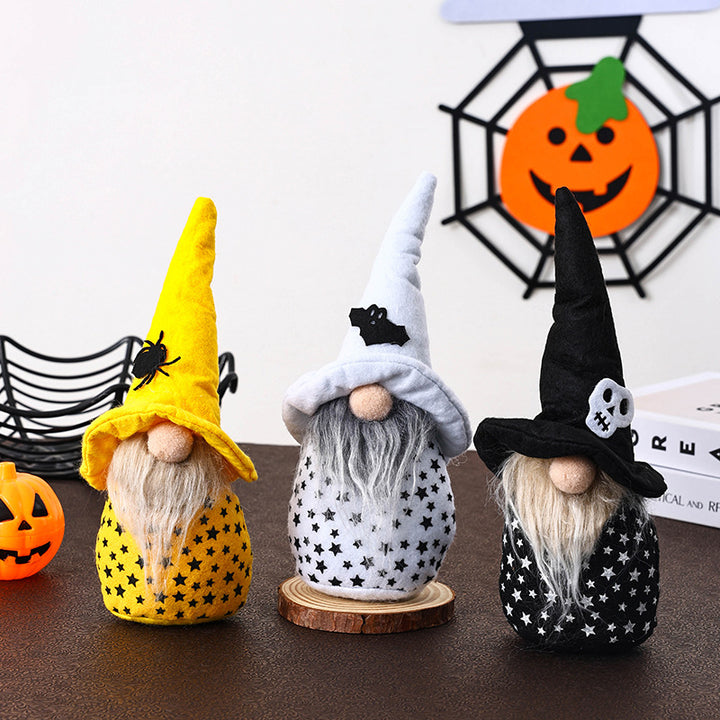 Dekorative Halloween Gnom Figur Karnz
