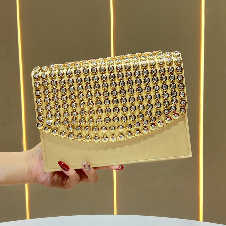 Luxuriöse Nieten Abendtasche