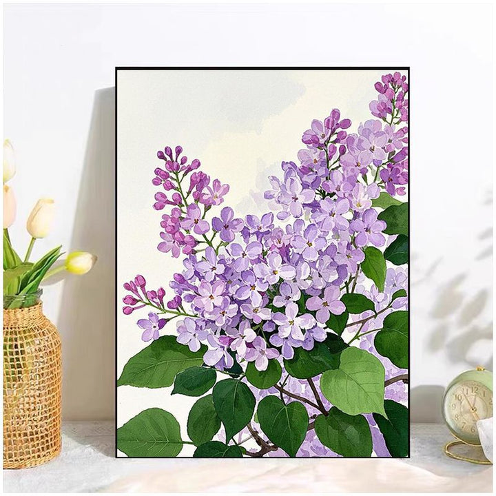 Floral Aquarell Leinwand Kunst-Druck Karnz