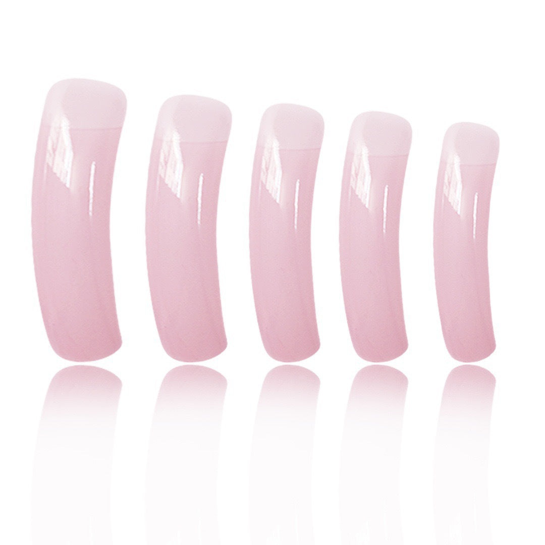Premium Lange Transparente Press-On Nagelverlängerungen Karnz