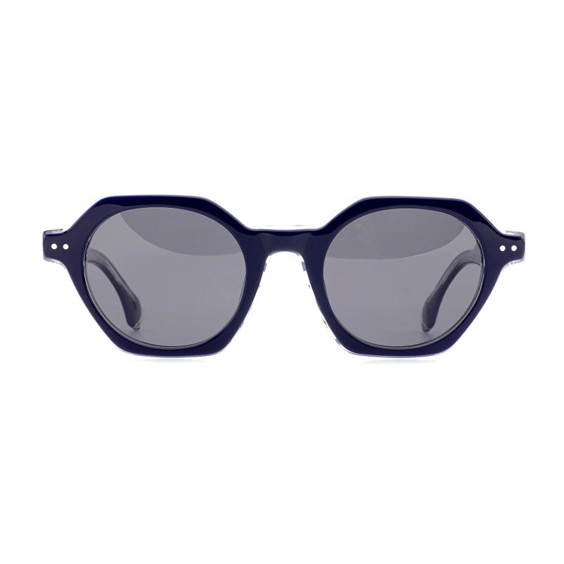 Damen Sonnenbrille im stilvollen, sechseckigen Design mit robustem Rahmen und UV-Schutz Karnz