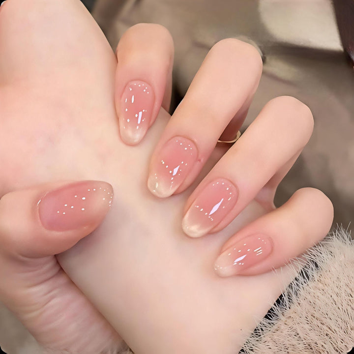 Premium Glitzernde Press-On Nagelerweiterungen Karnz