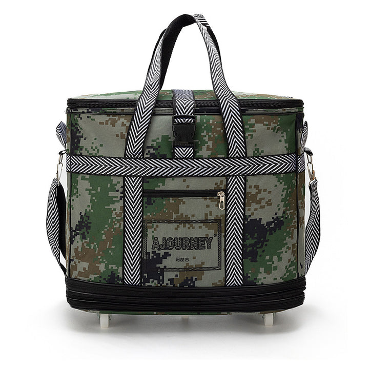 Stylische isolierte Kühltasche für Reisen