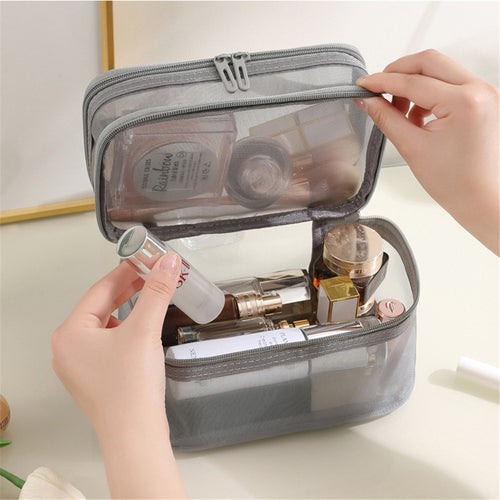 Stilvoller doppelter Kosmetik-Organizer Karnz