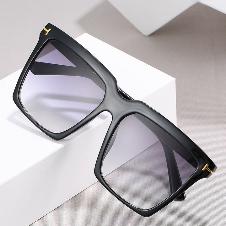 Oversized Quadrat Sonnenbrille Karnz